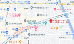 アクセス 地図 社会保険センター浜松